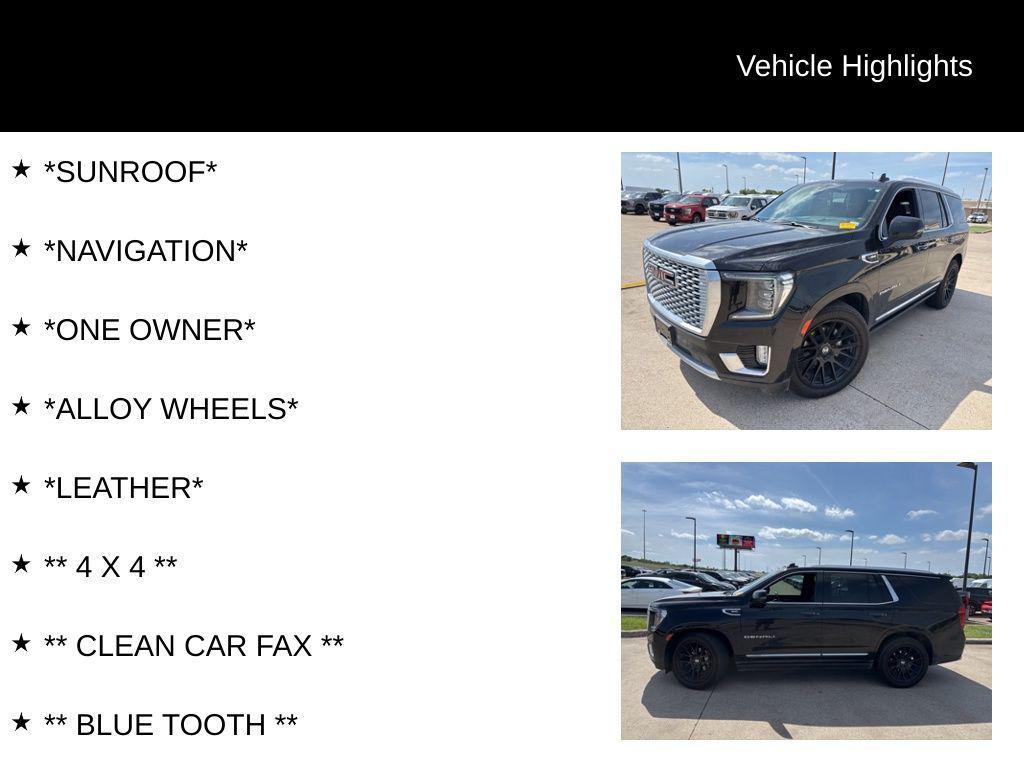used 2022 GMC Yukon car, priced at $43,407