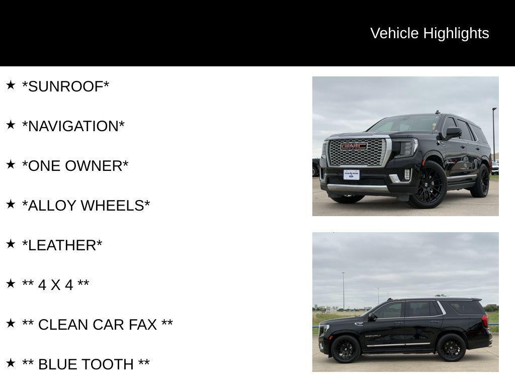used 2022 GMC Yukon car, priced at $40,735