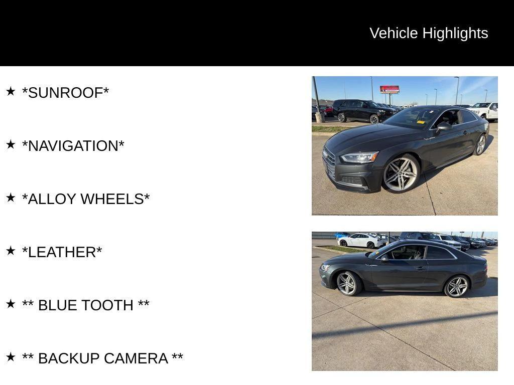 used 2018 Audi A5 car, priced at $19,707
