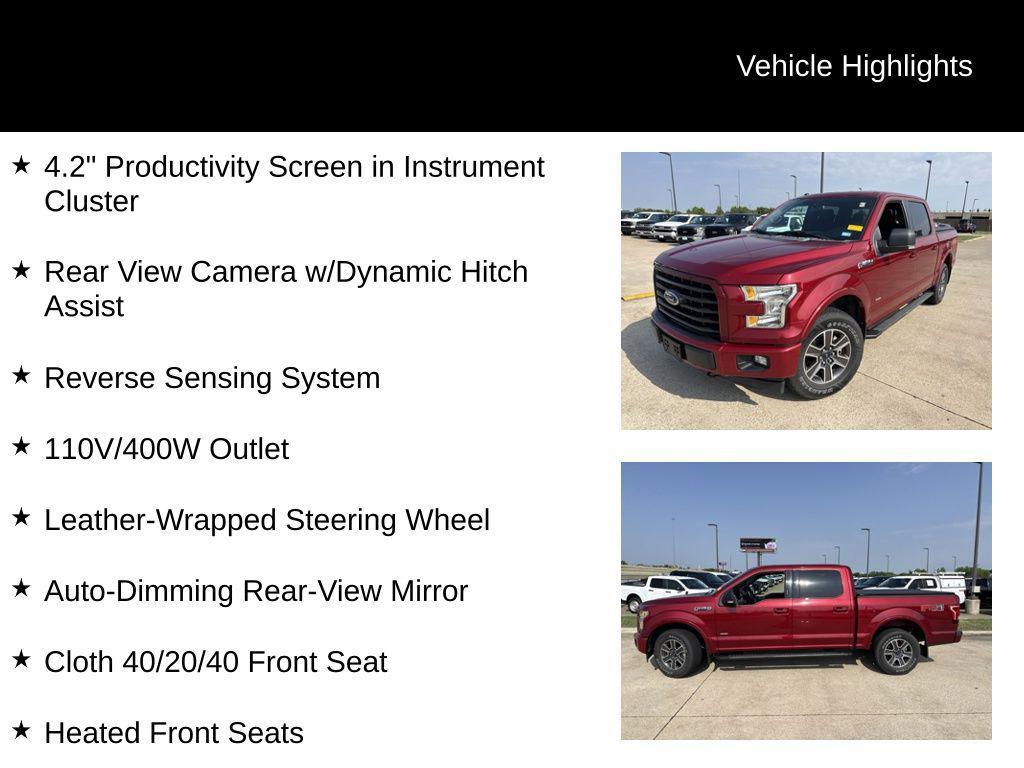 used 2017 Ford F-150 car, priced at $18,469