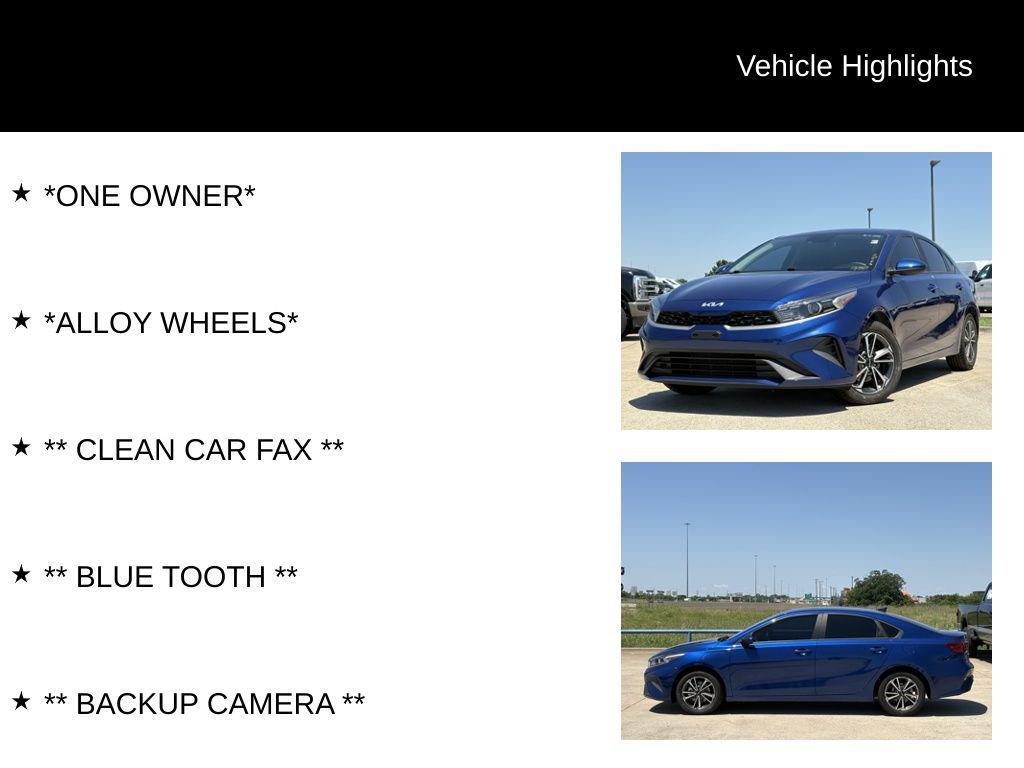 used 2023 Kia Forte car, priced at $14,600