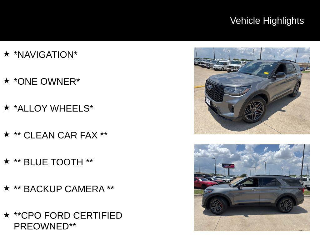 used 2025 Ford Explorer car, priced at $37,229