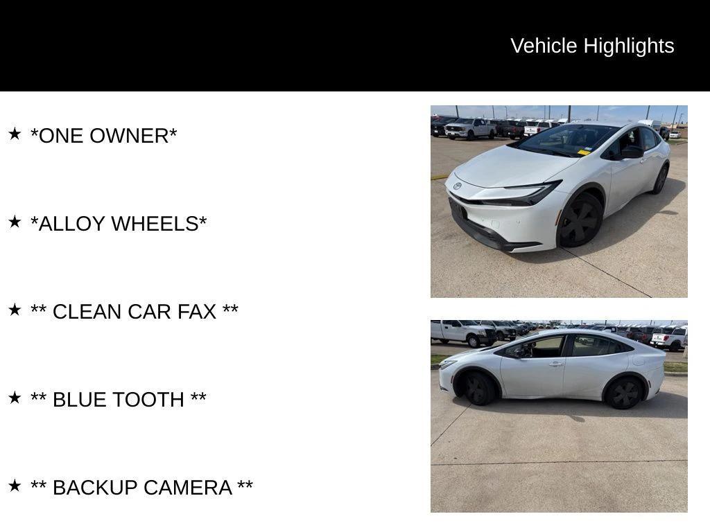 used 2023 Toyota Prius car, priced at $19,199