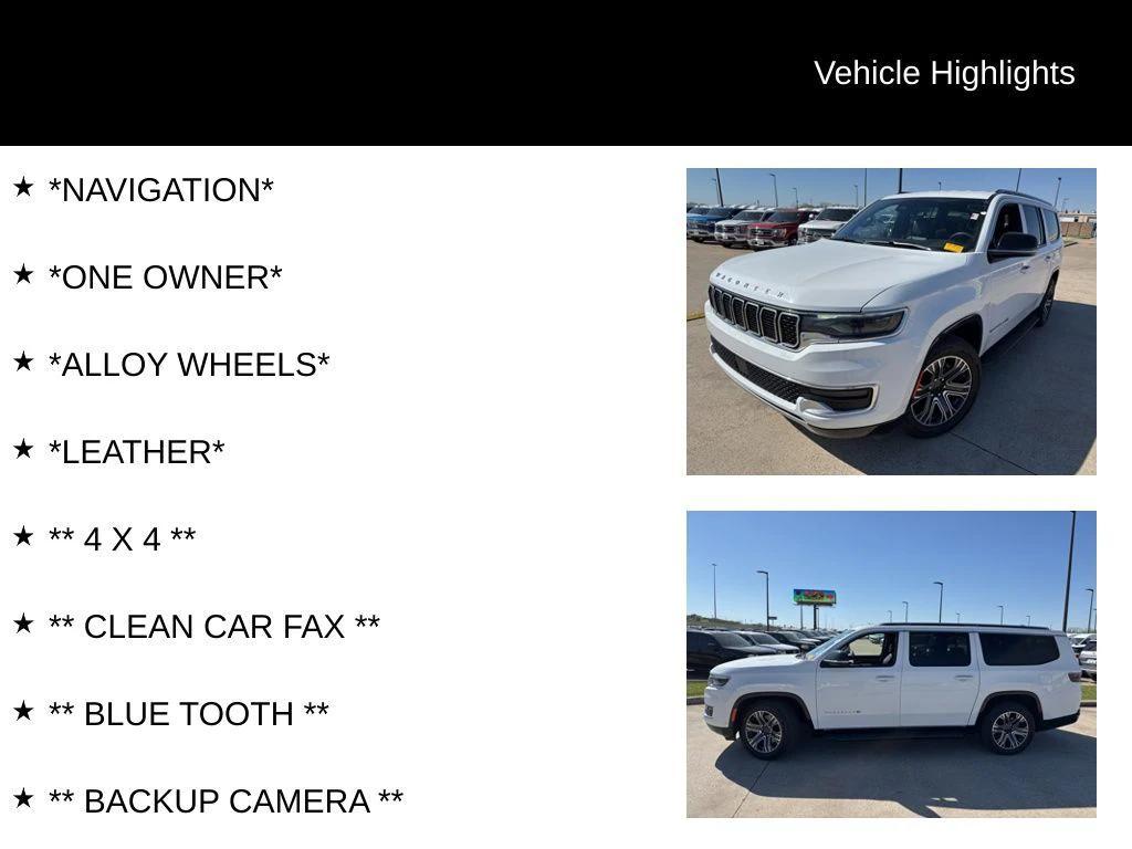 used 2024 Jeep Wagoneer L car, priced at $38,529
