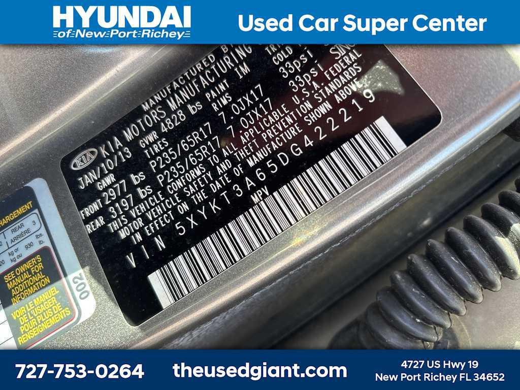 used 2013 Kia Sorento car, priced at $7,825