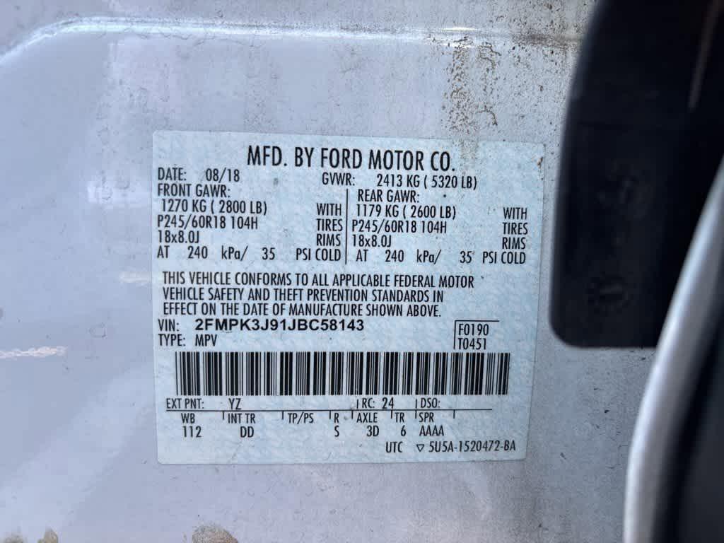 used 2018 Ford Edge car, priced at $3,999