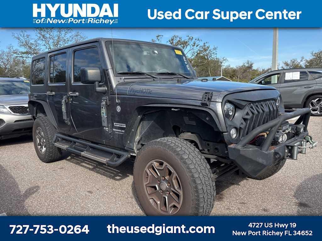 used 2018 Jeep Wrangler JK Unlimited car, priced at $19,387