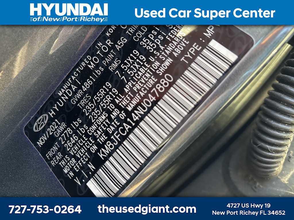 used 2022 Hyundai TUCSON Hybrid car, priced at $17,524