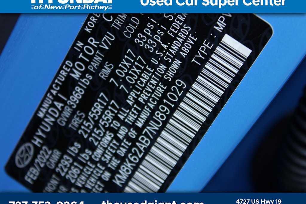 used 2022 Hyundai Kona car, priced at $16,387