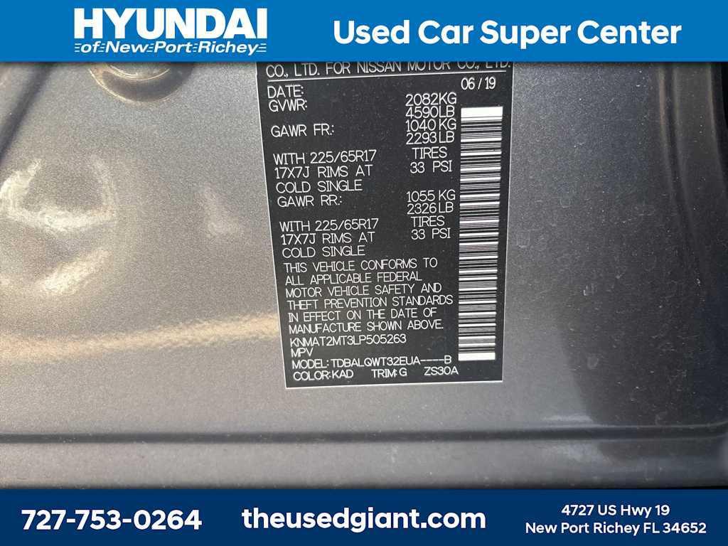 used 2020 Nissan Rogue car, priced at $12,054