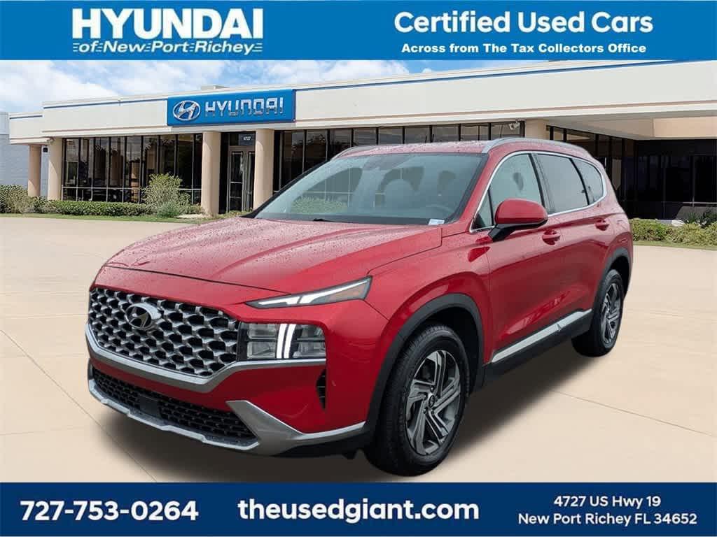 used 2021 Hyundai Santa Fe car, priced at $12,998