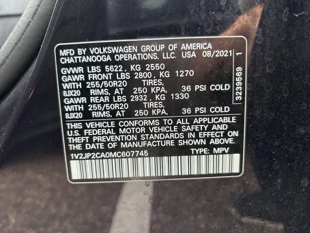 used 2021 Volkswagen Atlas car, priced at $21,230