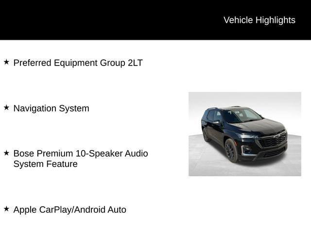 used 2024 Chevrolet Traverse car, priced at $33,976
