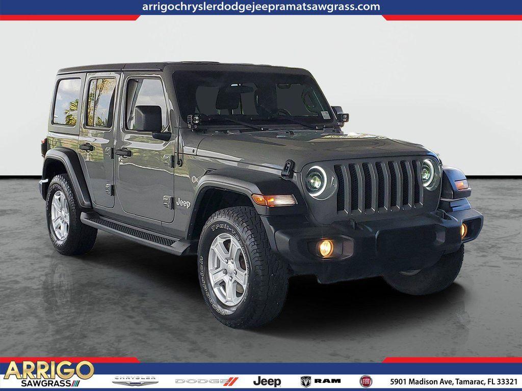 used 2020 Jeep Wrangler Unlimited car, priced at $22,649