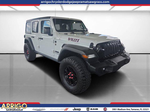 used 2020 Jeep Wrangler Unlimited car, priced at $19,637