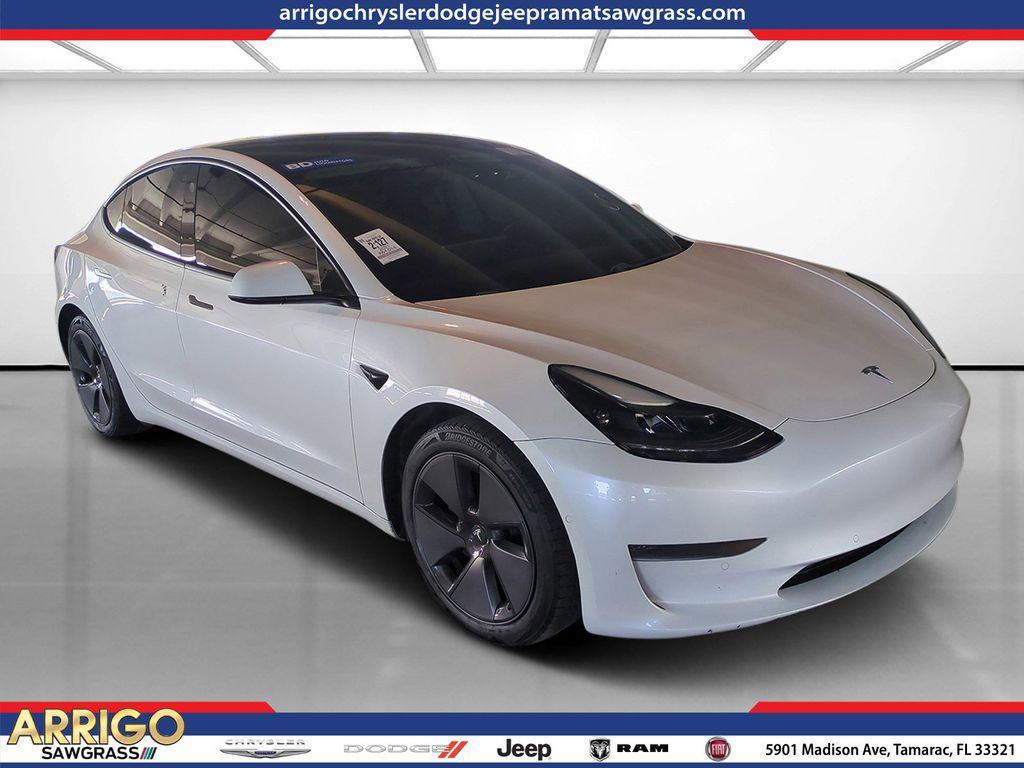 used 2021 Tesla Model 3 car, priced at $18,125