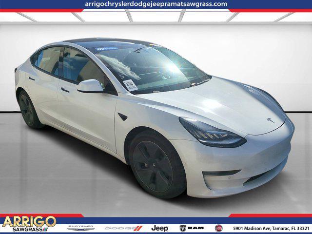 used 2021 Tesla Model 3 car, priced at $18,290