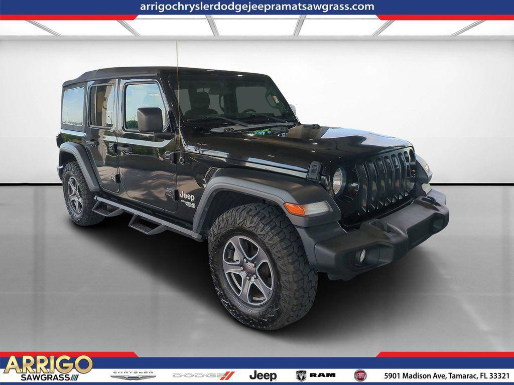 used 2019 Jeep Wrangler Unlimited car, priced at $19,890