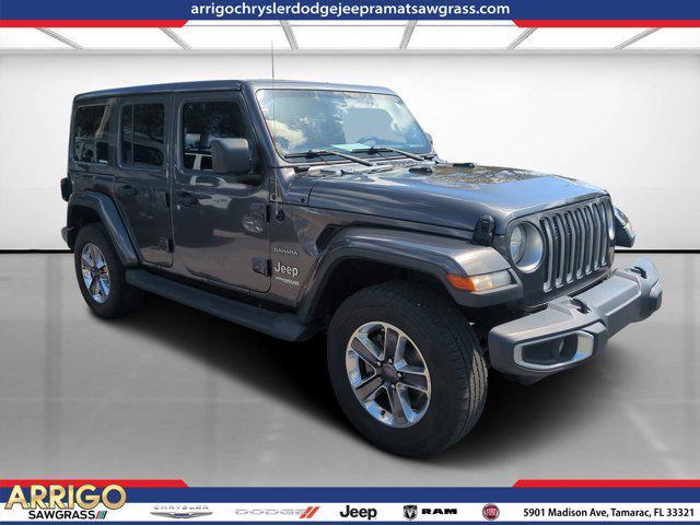 used 2021 Jeep Wrangler Unlimited car, priced at $20,296