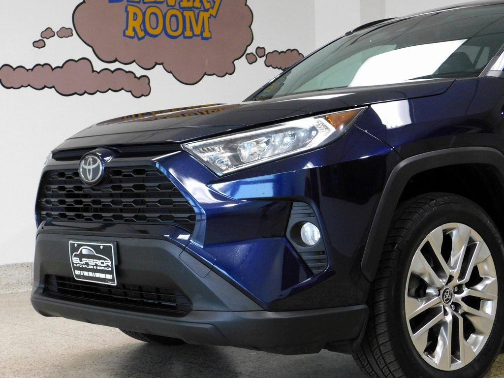 2019 Blue Toyota RAV4