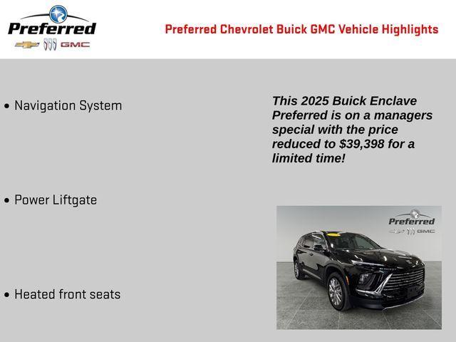 used 2025 Buick Enclave car, priced at $39,398