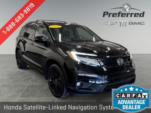 used 2021 Honda Pilot car, priced at $32,498