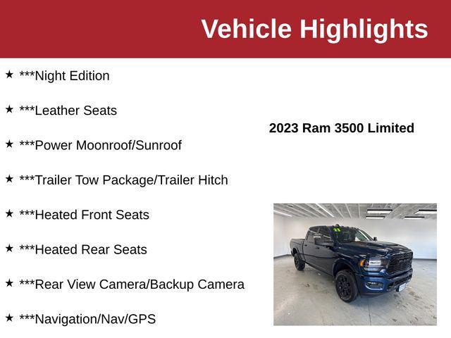 used 2023 Ram 3500 car, priced at $69,350