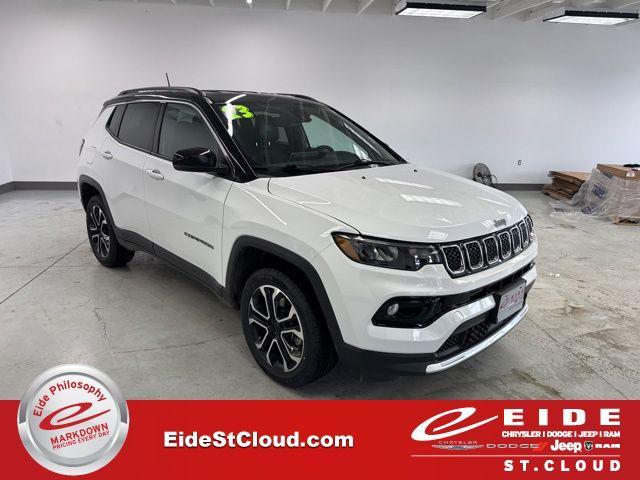 used 2023 Jeep Compass car, priced at $21,500