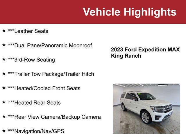 used 2023 Ford Expedition Max car, priced at $59,000