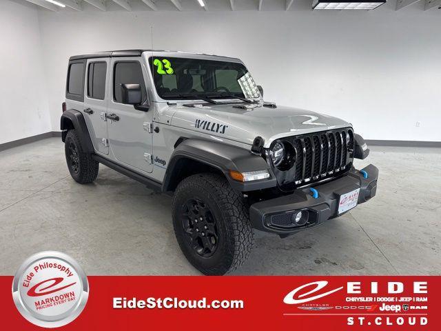 used 2023 Jeep Wrangler 4xe car, priced at $26,350