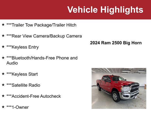 used 2024 Ram 2500 car, priced at $43,500