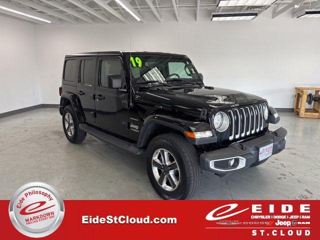 used 2019 Jeep Wrangler Unlimited car, priced at $22,350