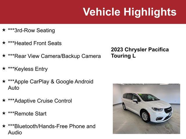 used 2023 Chrysler Pacifica car, priced at $22,500