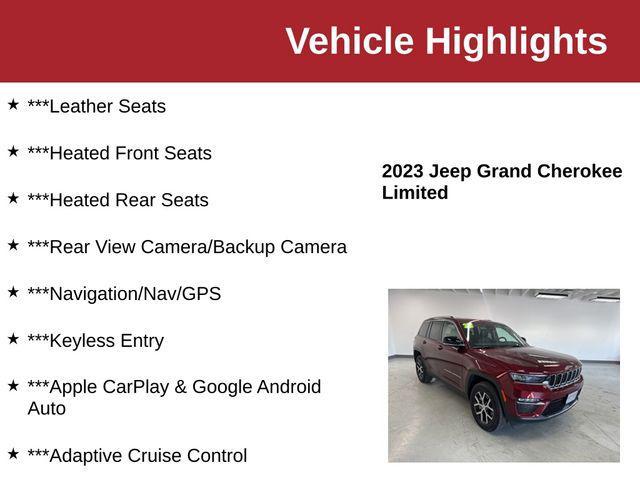 used 2023 Jeep Grand Cherokee car, priced at $33,350