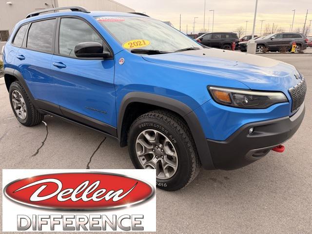 used 2022 Jeep Cherokee car, priced at $23,500