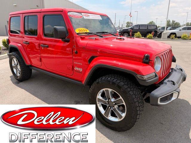 used 2022 Jeep Wrangler Unlimited car, priced at $33,049