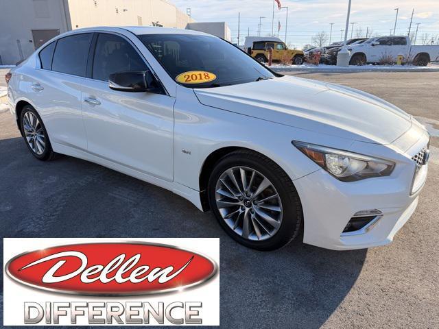used 2018 INFINITI Q50 car, priced at $14,000