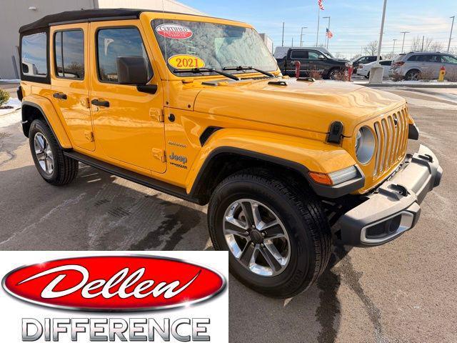 used 2021 Jeep Wrangler Unlimited car, priced at $29,000