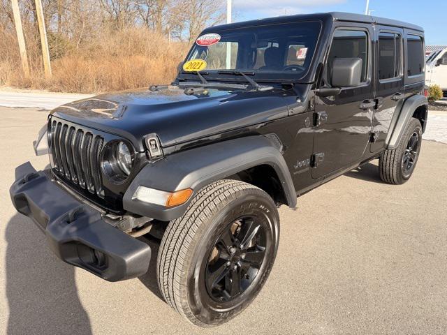 used 2021 Jeep Wrangler Unlimited car, priced at $26,500