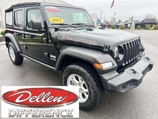 used 2021 Jeep Wrangler Unlimited car, priced at $29,000