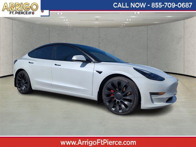 used 2022 Tesla Model 3 car, priced at $25,321
