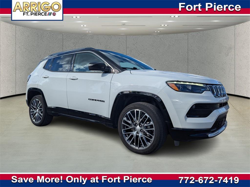 used 2022 Jeep Compass car, priced at $20,981