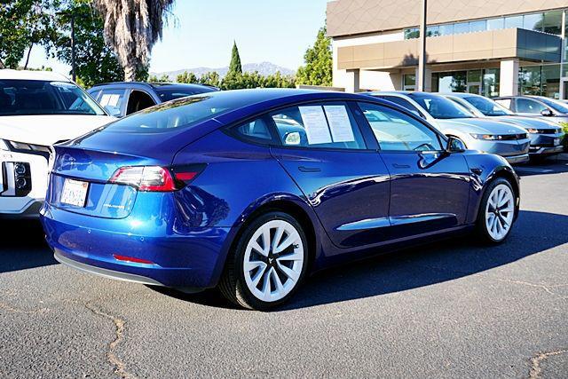 used 2022 Tesla Model 3 car, priced at $27,842
