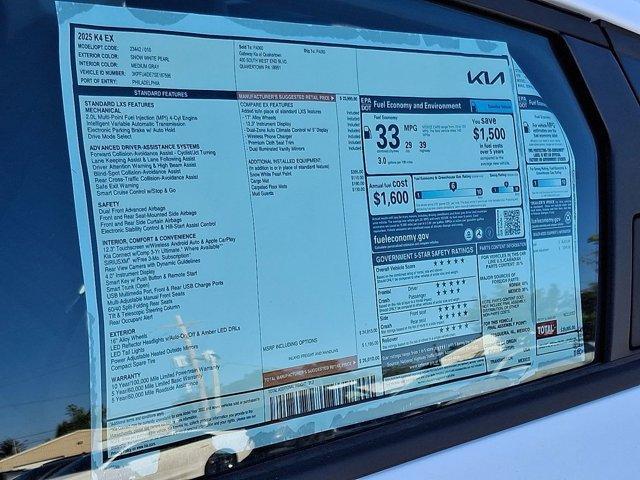 new 2025 Kia K4 car, priced at $26,010