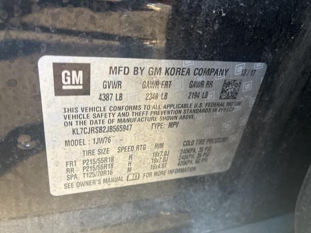 used 2018 Chevrolet Trax car, priced at $11,900