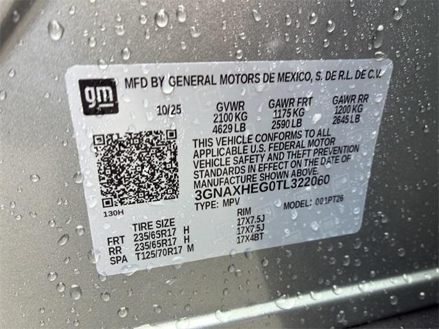 new 2026 Chevrolet Equinox car, priced at $28,935