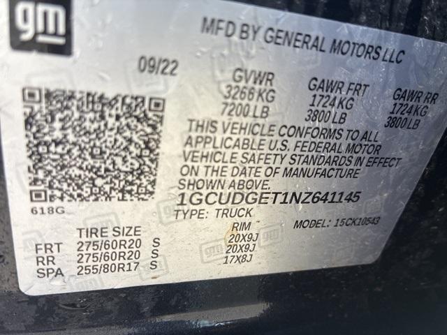 used 2022 Chevrolet Silverado 1500 car, priced at $39,358