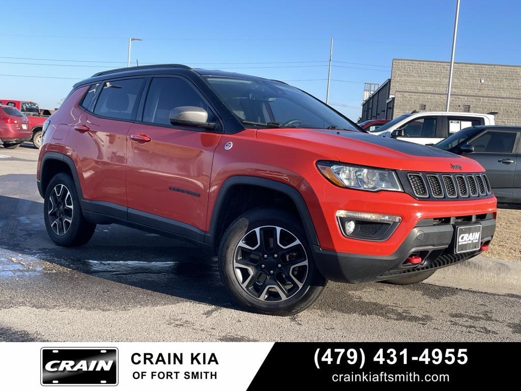 used 2021 Jeep Compass car, priced at $18,152
