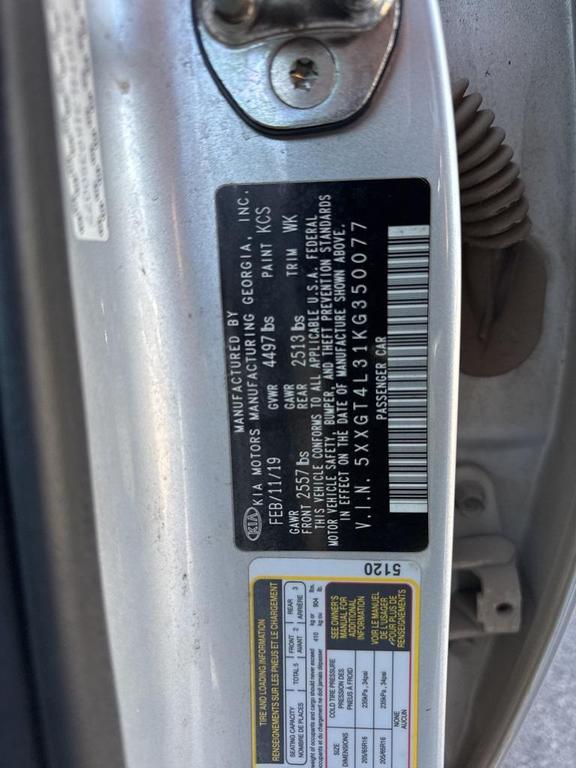 used 2019 Kia Optima car, priced at $7,500