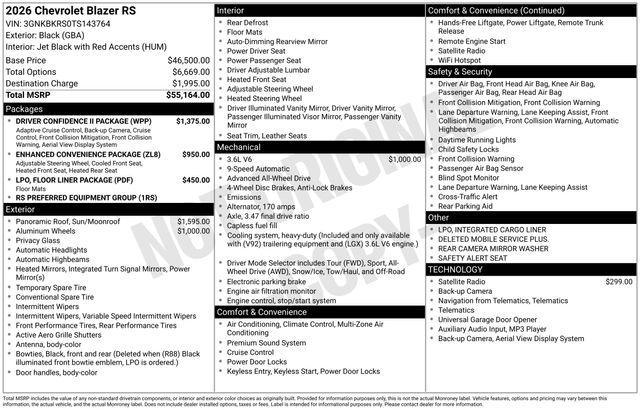 new 2026 Chevrolet Blazer car